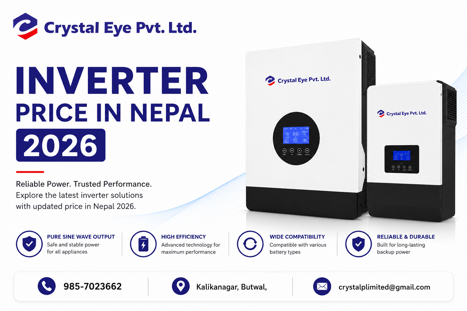 inverter price in Nepal by capacity chart
